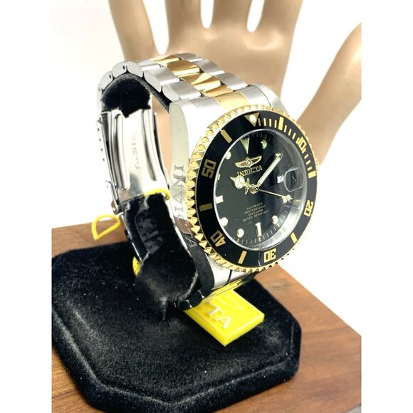 Invicta Men's Watch 36973 Pro Diver Automatic Black Dial Two Tone Steel 44mm - Picture 15 of 15